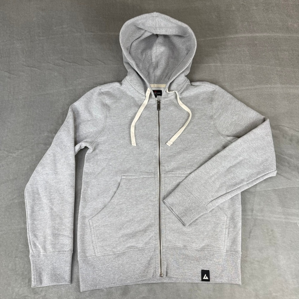 American Giant Midweight Full Zip Hoodie Mens Small Heather Gray $135 USA NWOT